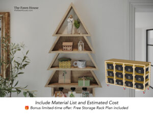 Christmas Tree Shelf Plan