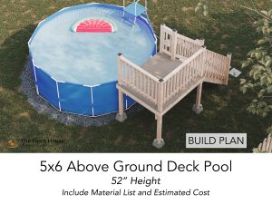 5x6 Above Ground Pool Deck Plan
